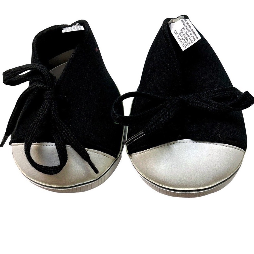 Teddy Mountain Black Hi-Tops Plush Toy Shoes 16" Stuffed Animal‎ Sneakers 4107